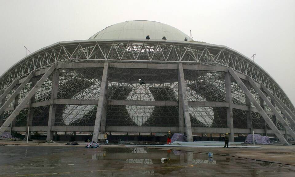 崇州温泉馆网架工程